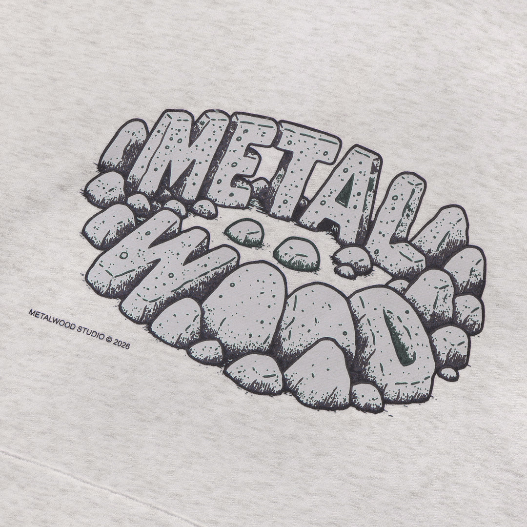Metalwood Stonehenge Hooded Sweatshirt Heather Grey