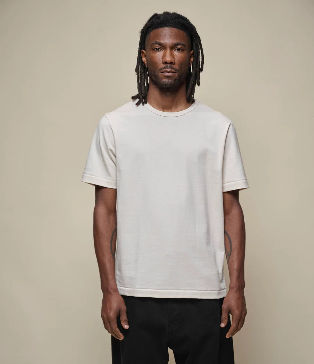 Merz B. Schwanen Vintage Machine Refined Classic Fit T-Shirt Nature