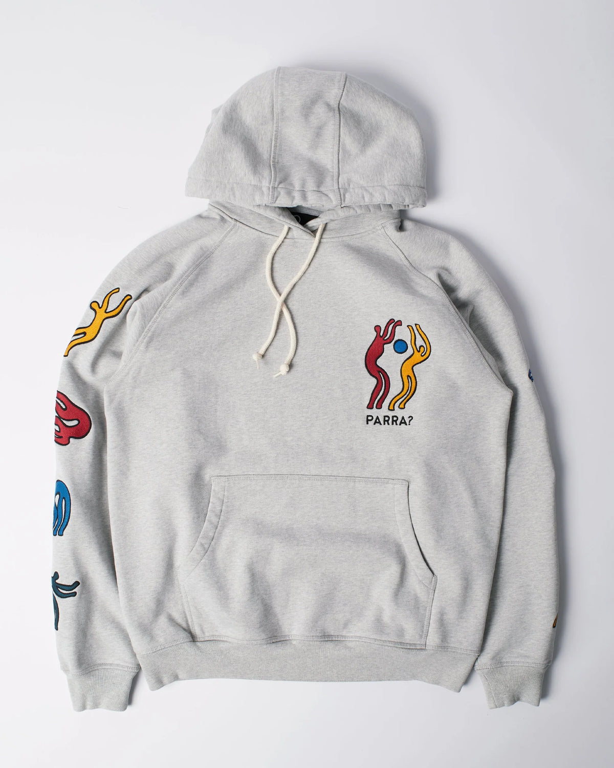 Parra La Chambre Nuit Hooded Sweatshirt Heather Grey