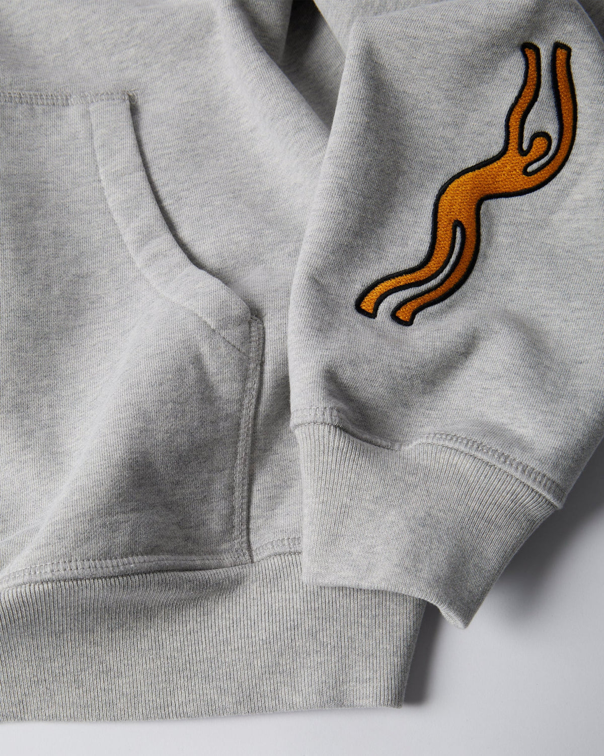 Parra La Chambre Nuit Hooded Sweatshirt Heather Grey