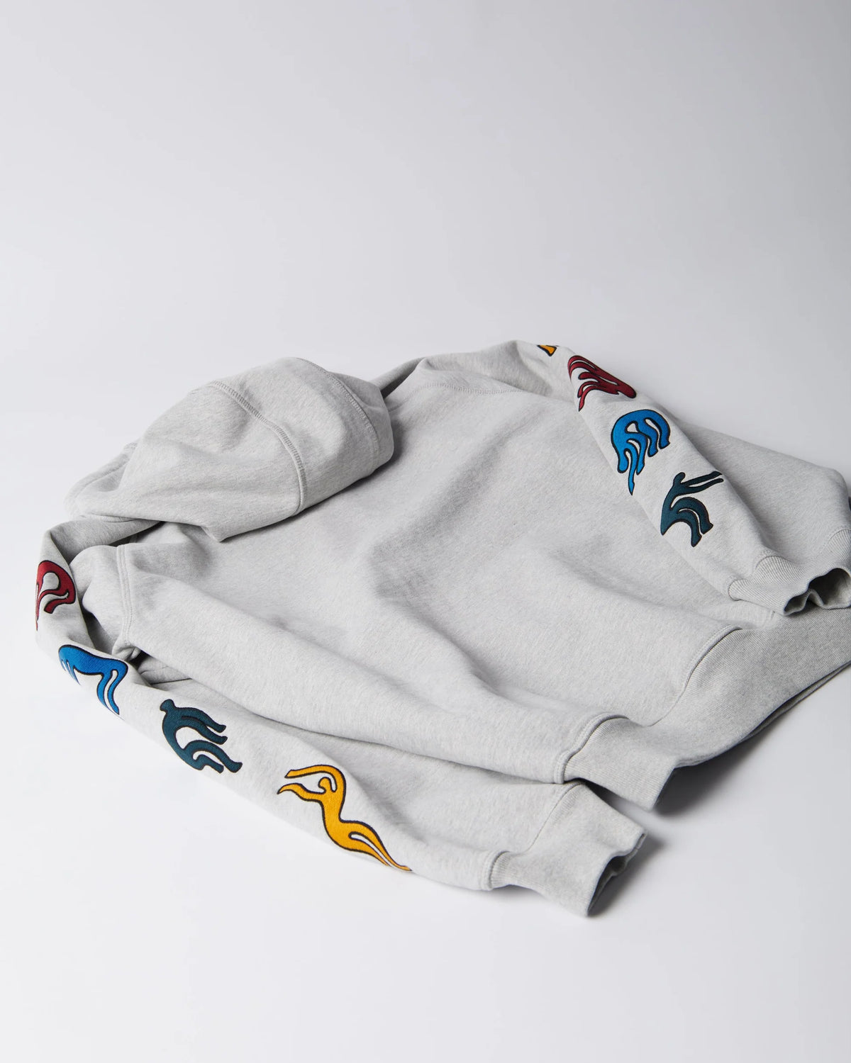Parra La Chambre Nuit Hooded Sweatshirt Heather Grey