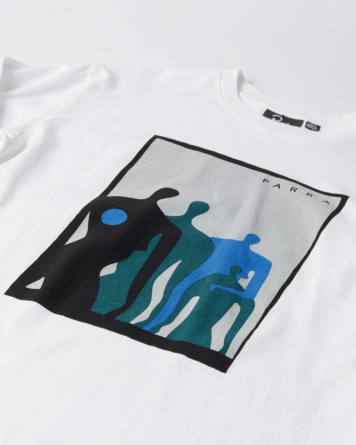 Parra The Visitors Long Sleeve T-Shirt White.