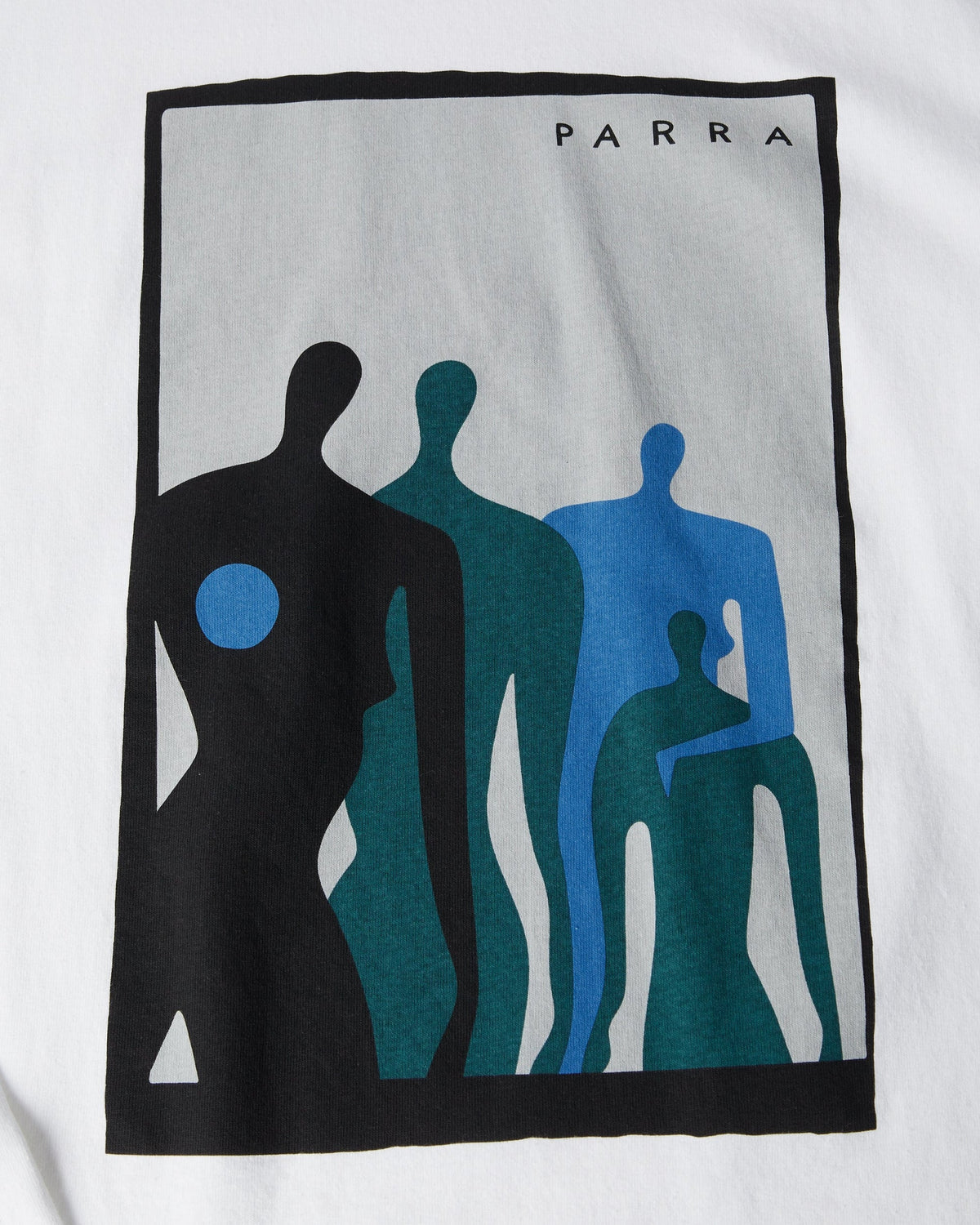 Parra The Visitors Long Sleeve T-Shirt White.