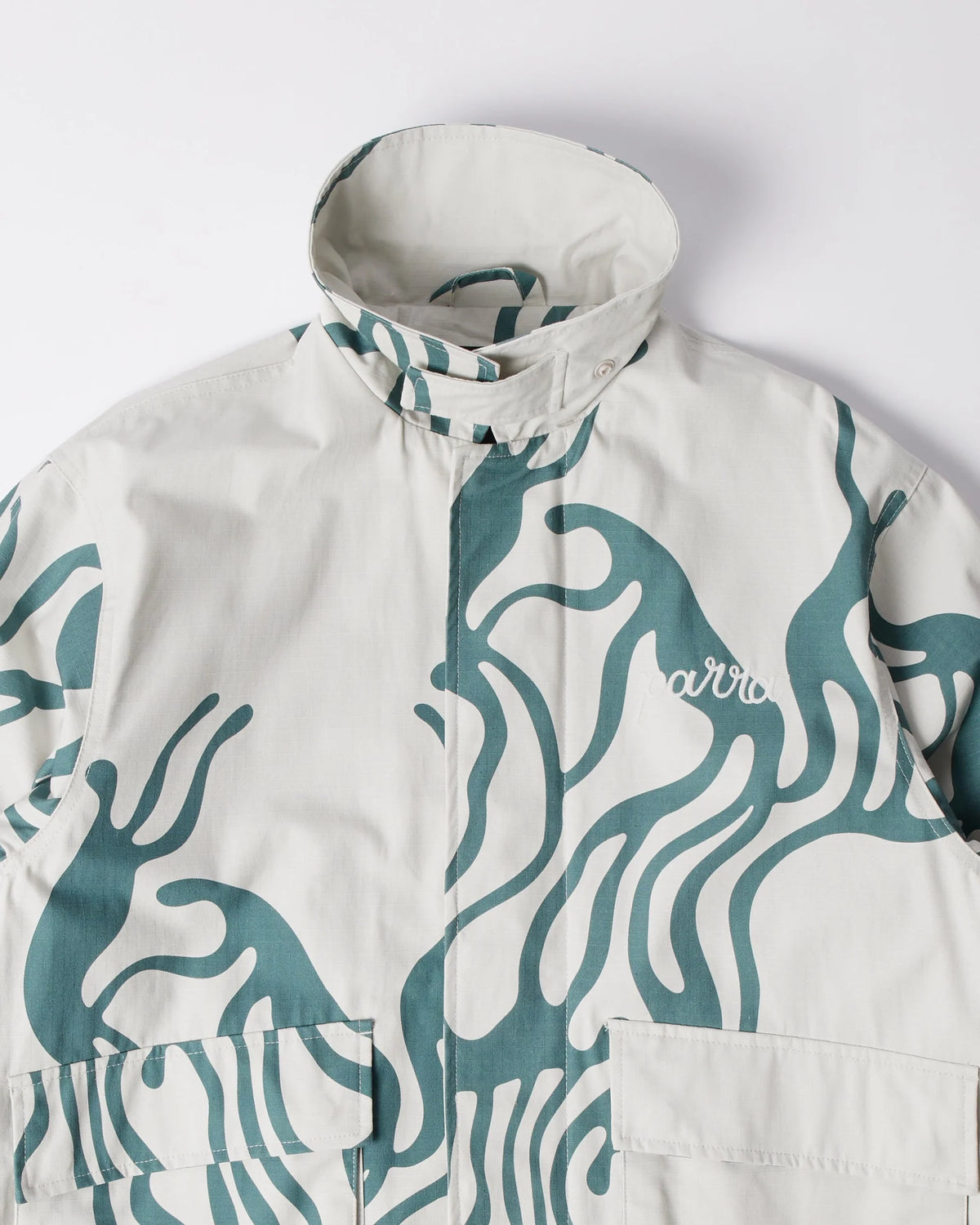 Parra Half Blob Hunting Jacket Grey