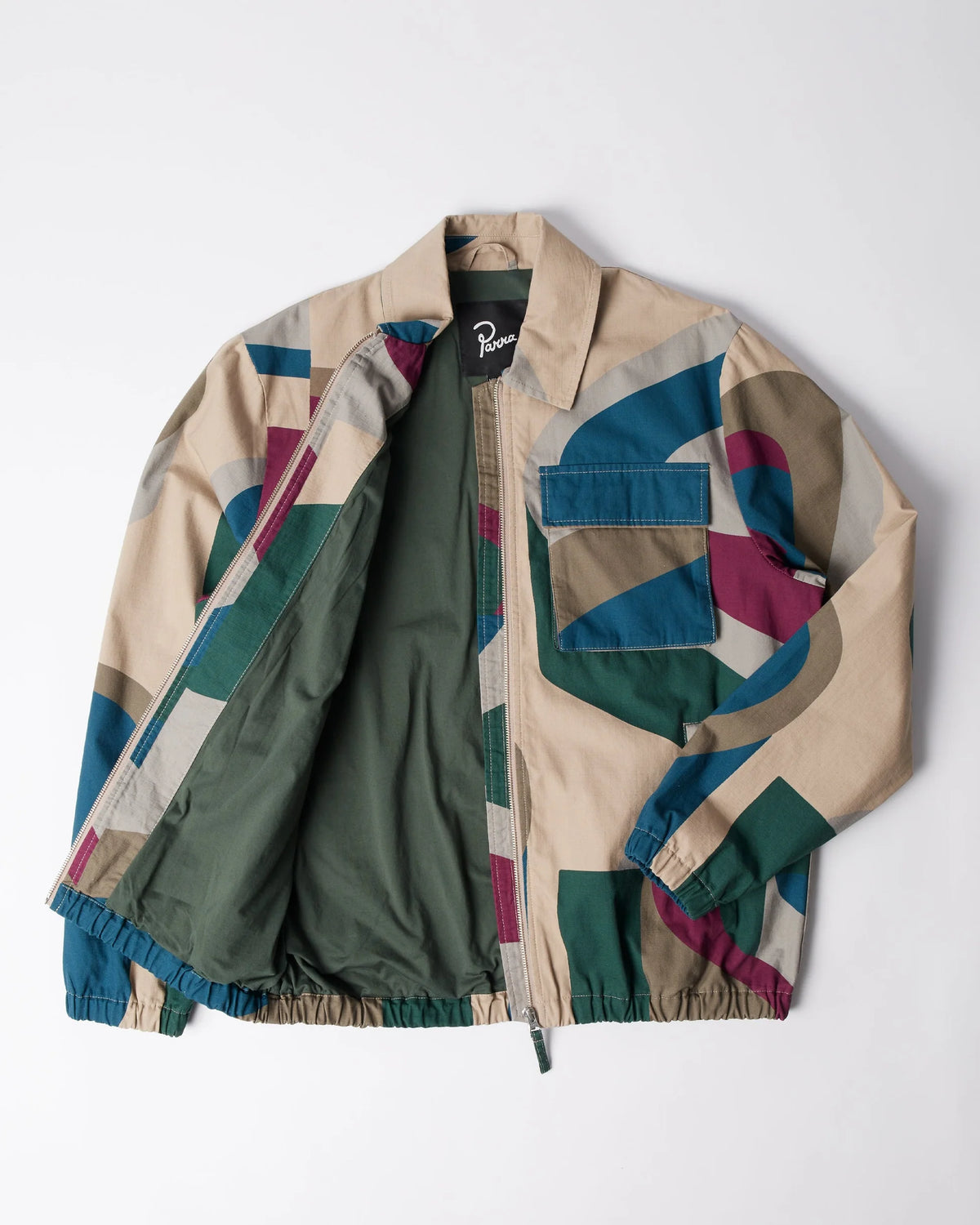 Parra The Wall Camo Jacket Sand