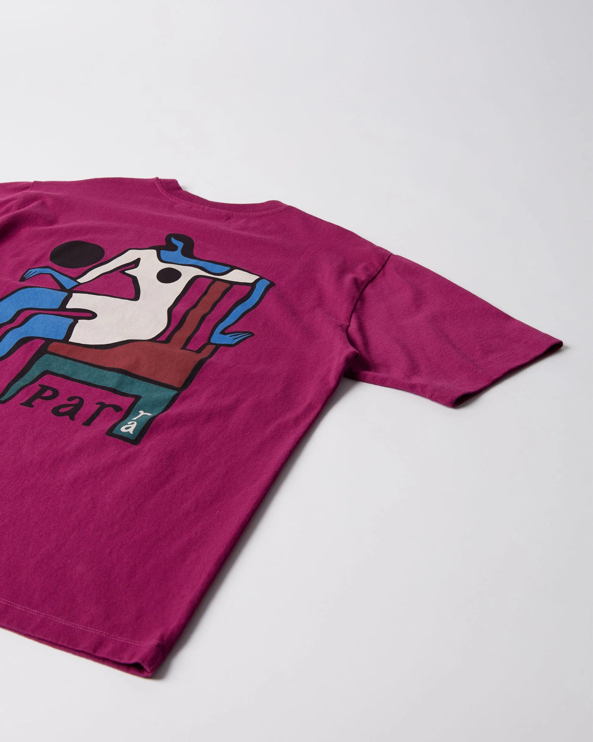 Parra Chair Baller T-Shirt Dark Magenta