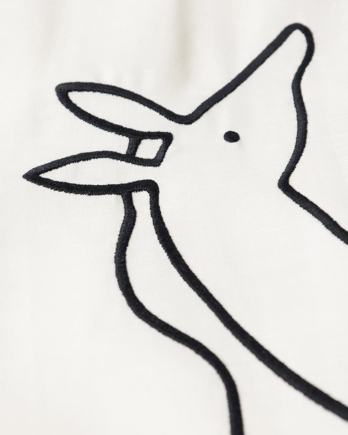 Parra Vertical Horse Short Sleeve Short Off White