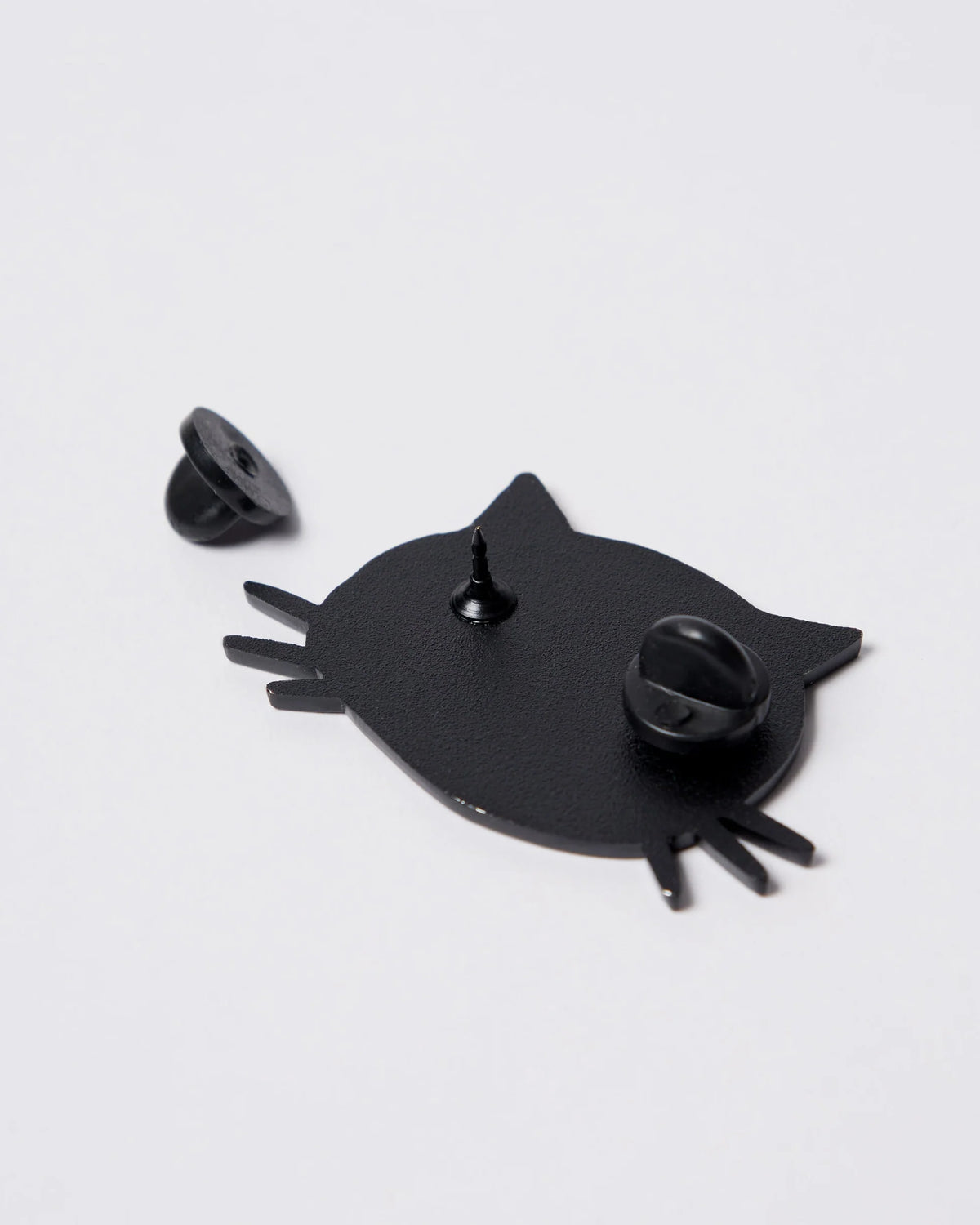 Parra Sad Cat Enamel Pin Orange