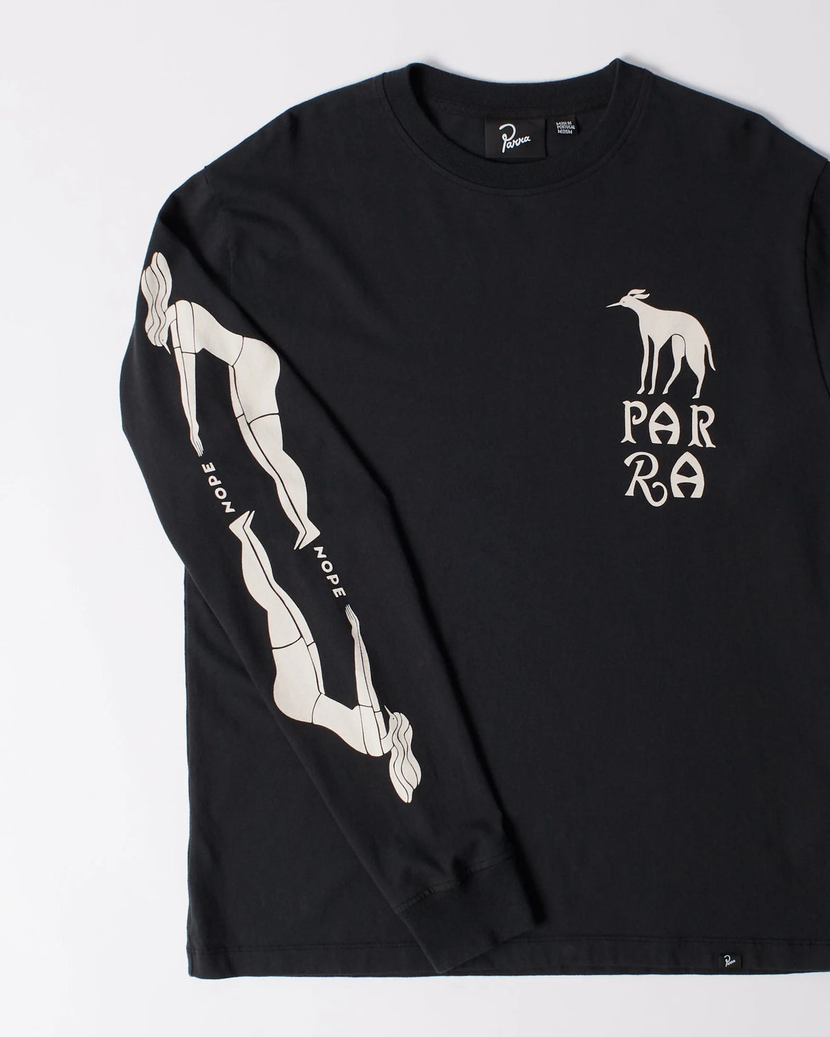 Parra Dog Training Long Sleeve T-Shirt Black