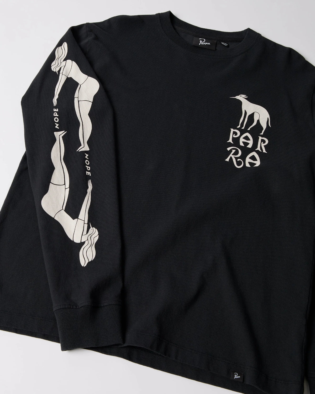 Parra Dog Training Long Sleeve T-Shirt Black