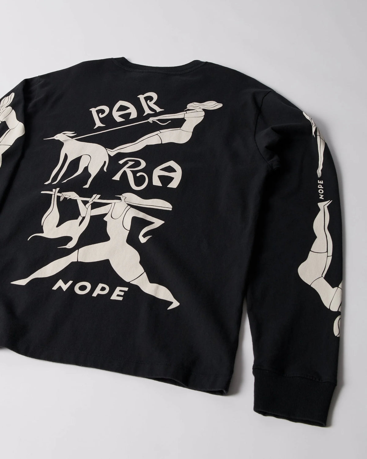 Parra Dog Training Long Sleeve T-Shirt Black