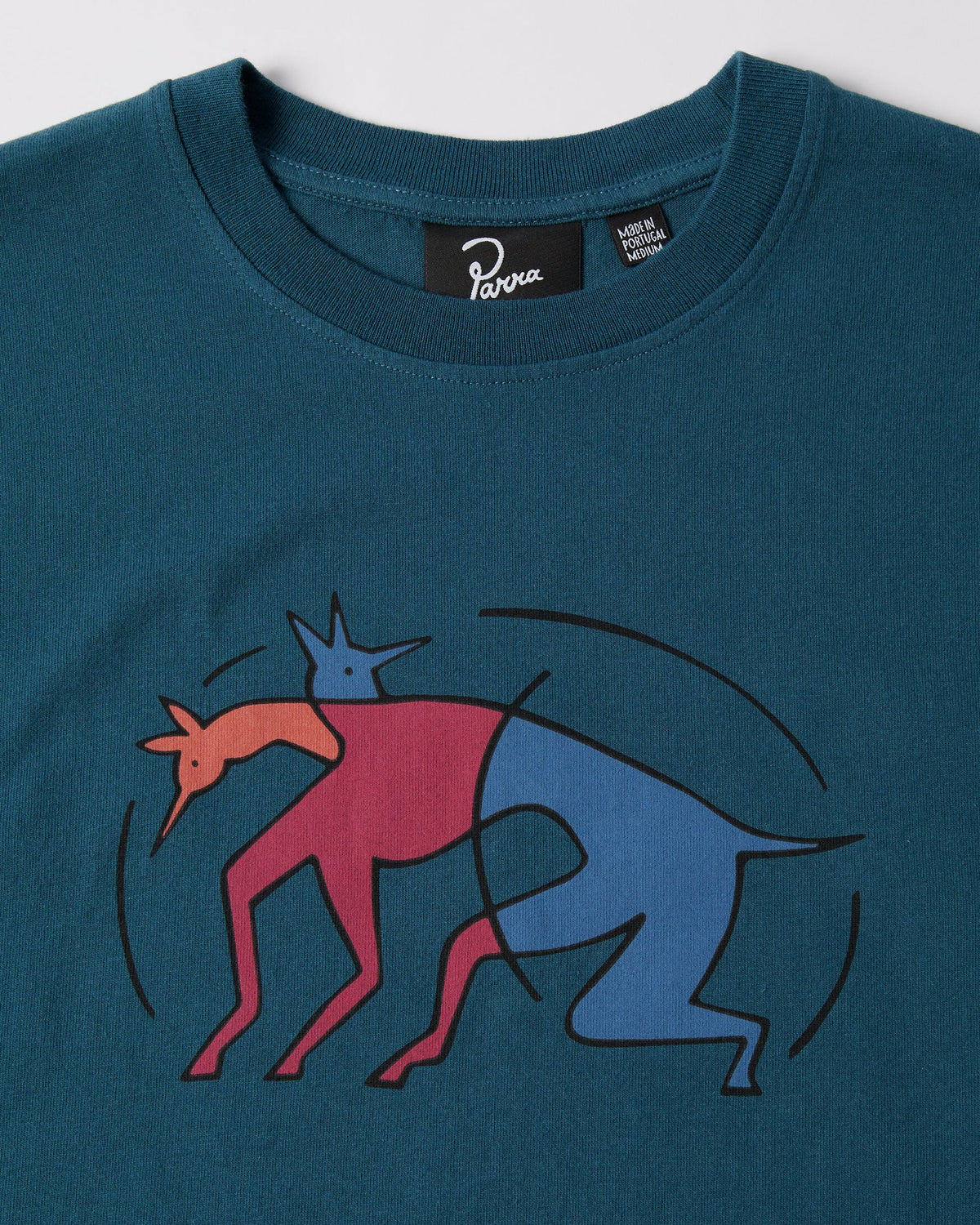 Parra The Zoomies T-Shirt Mallard Green 