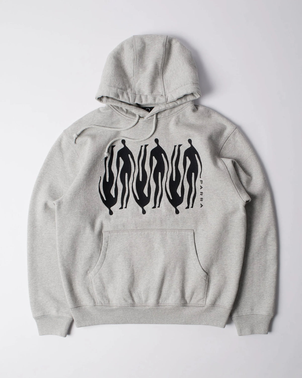 Parra Connected Guy Hooded SweatShirt Heather Grey