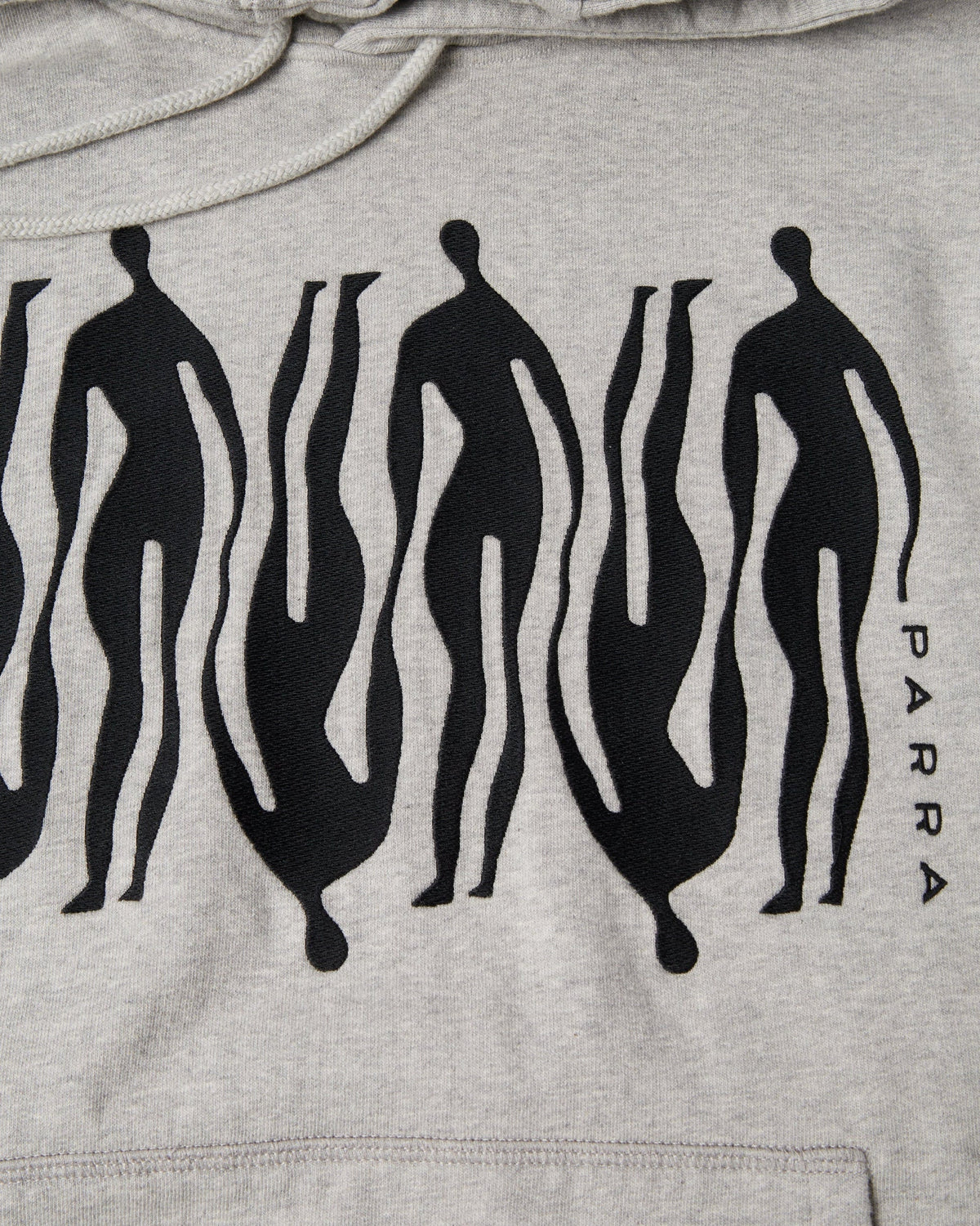 Parra Connected Guy Hooded SweatShirt Heather Grey