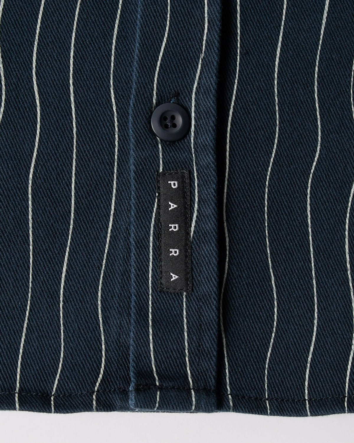 Parra Meandering Lines Shirt Navy Blue