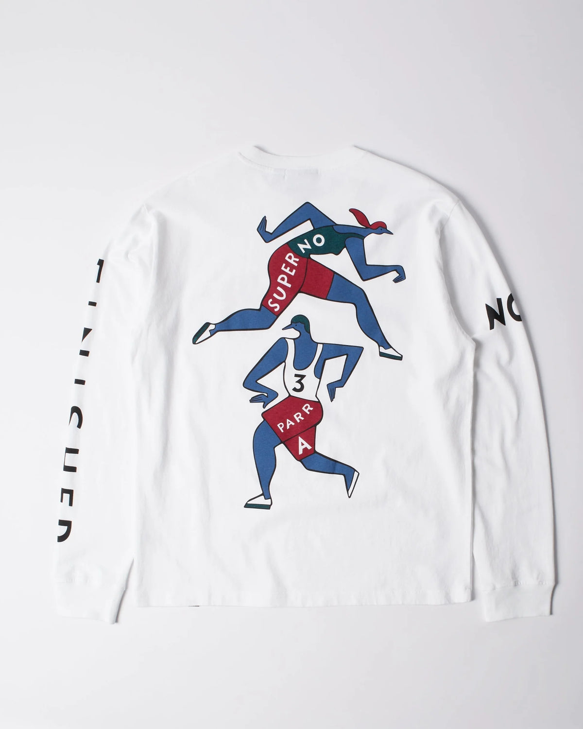 Parra Not Finished Long Sleeve T-Shirt White