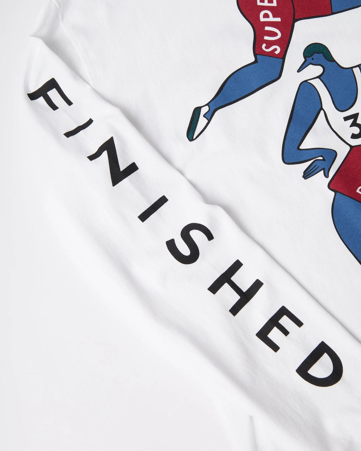Parra Not Finished Long Sleeve T-Shirt White