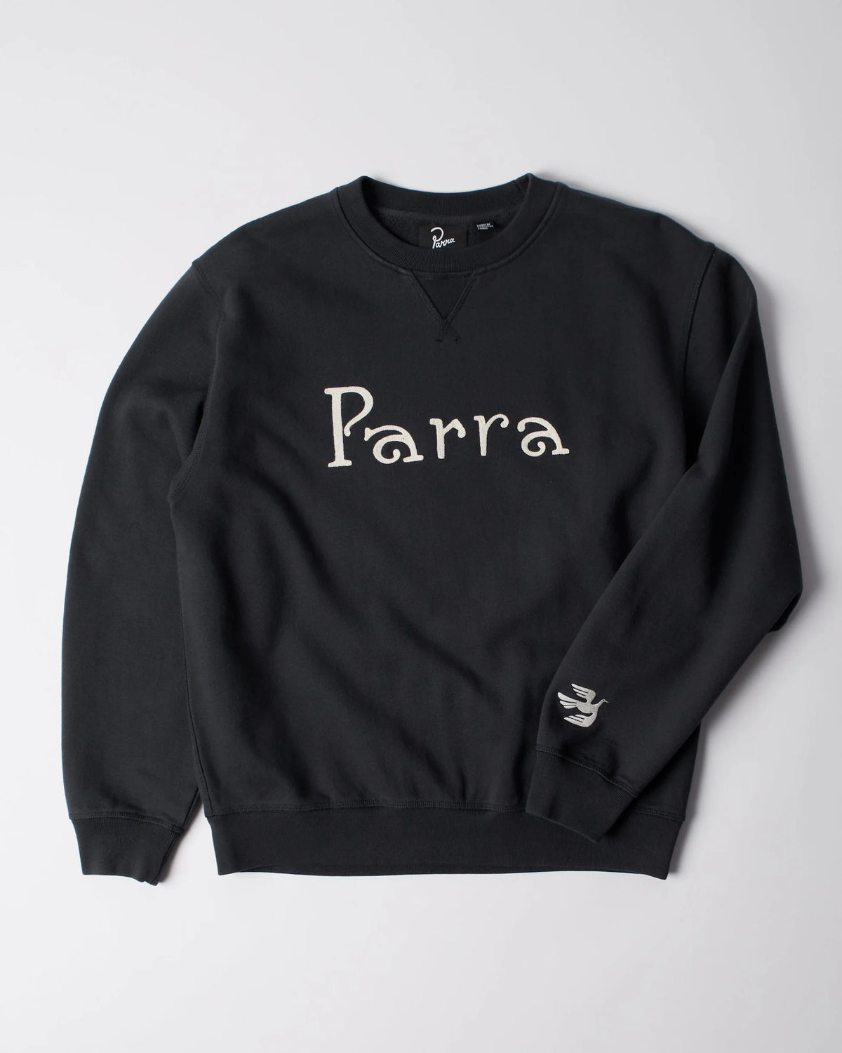 Parra Weird Trad Logo Crewneck Sweatshirt Dark Navy