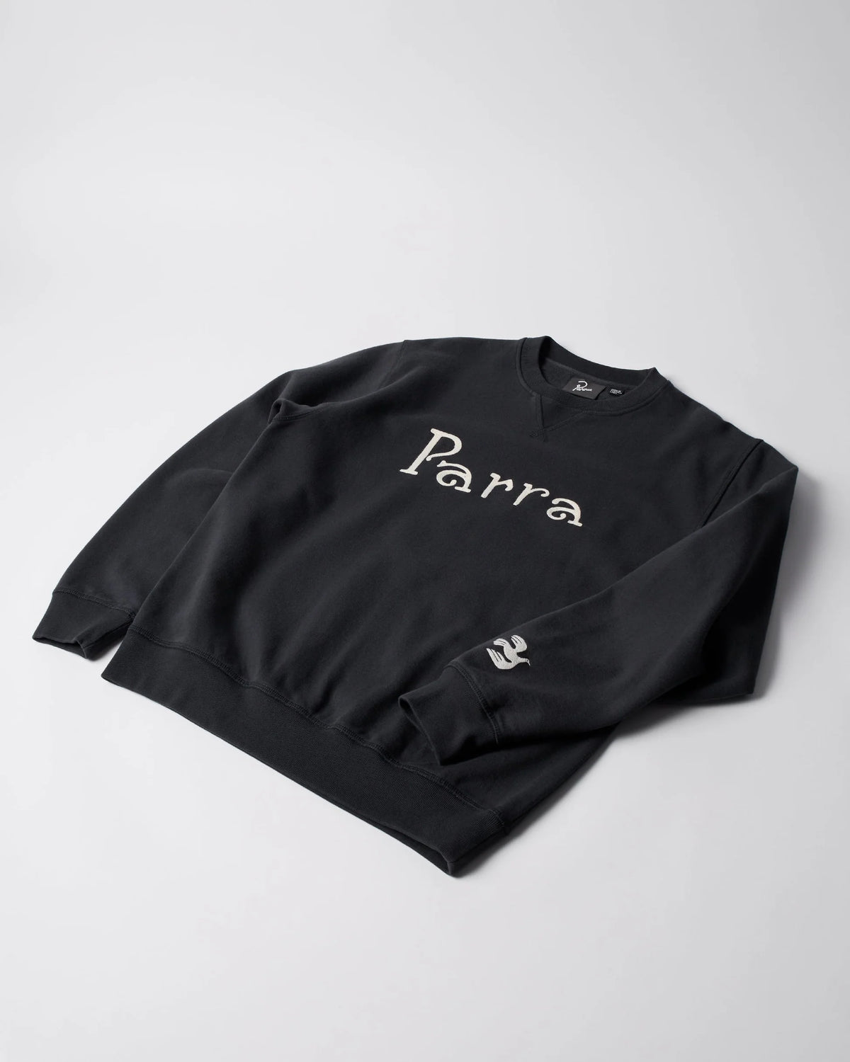 Parra Weird Trad Logo Crewneck Sweatshirt Dark Navy