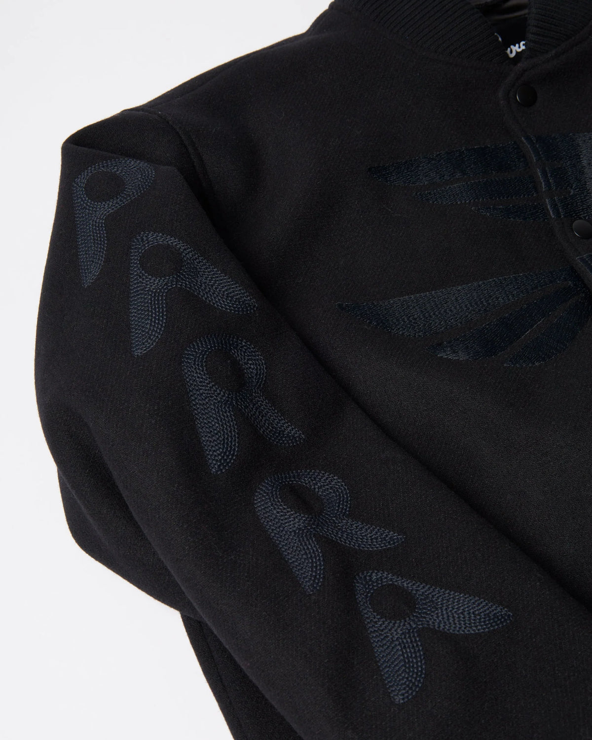 Parra Not Movie Quality Varsity Jacket Black