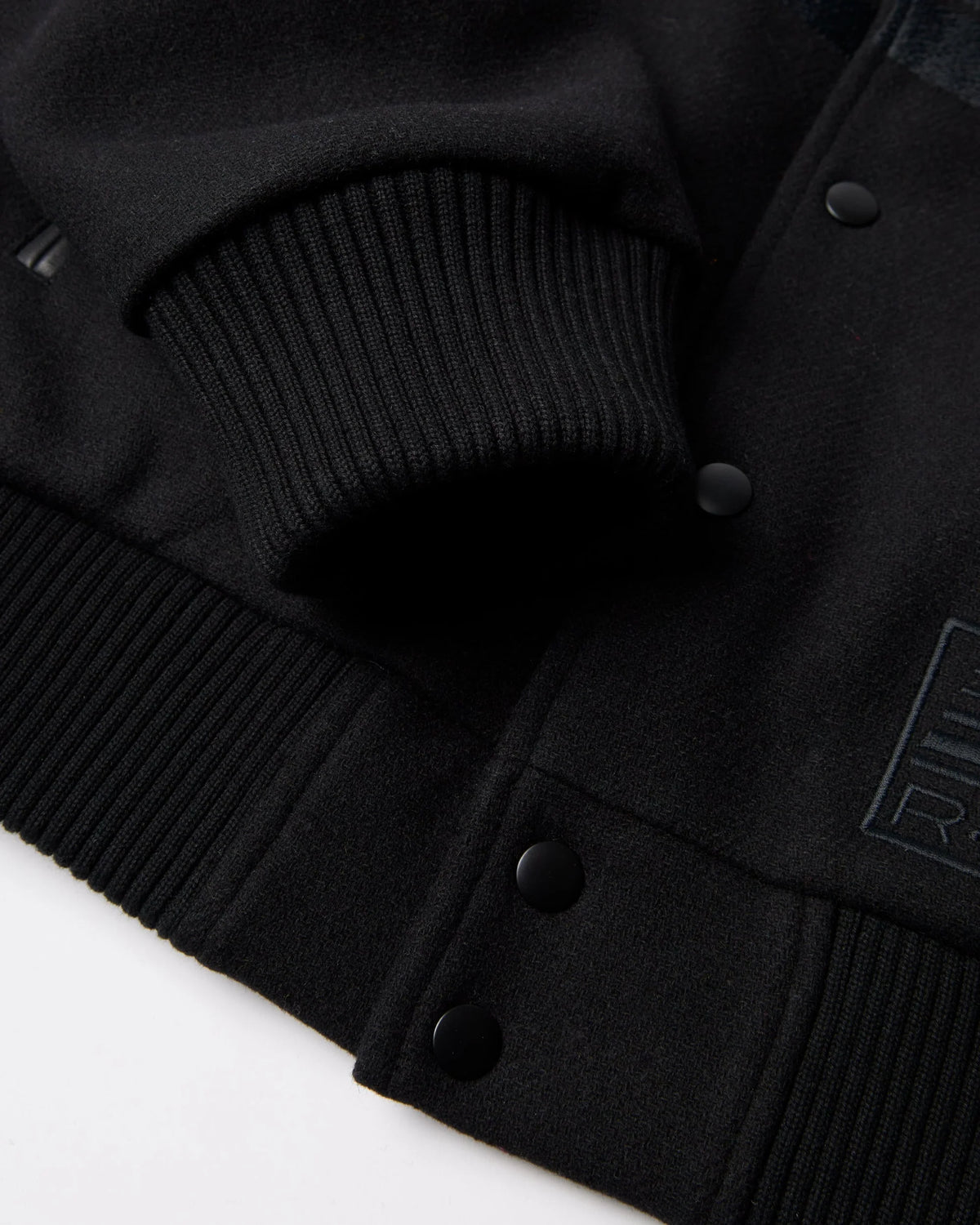 Parra Not Movie Quality Varsity Jacket Black