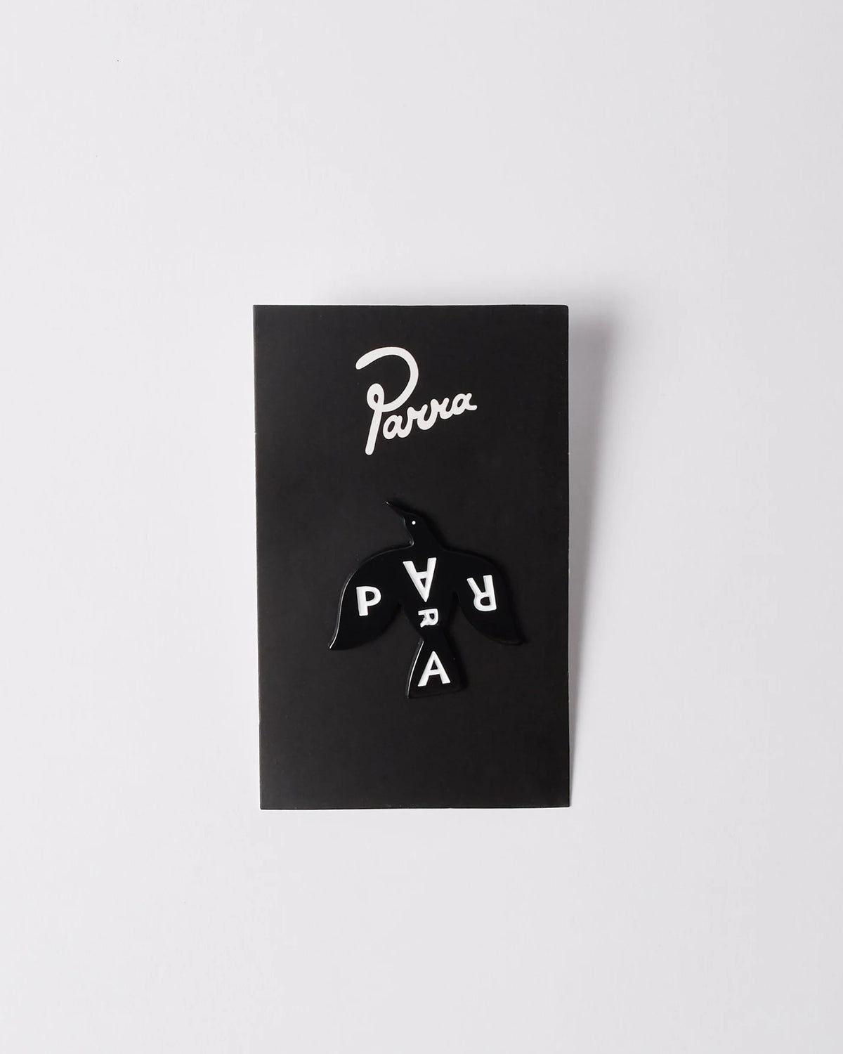 Parra Crow Enamel Pin Black