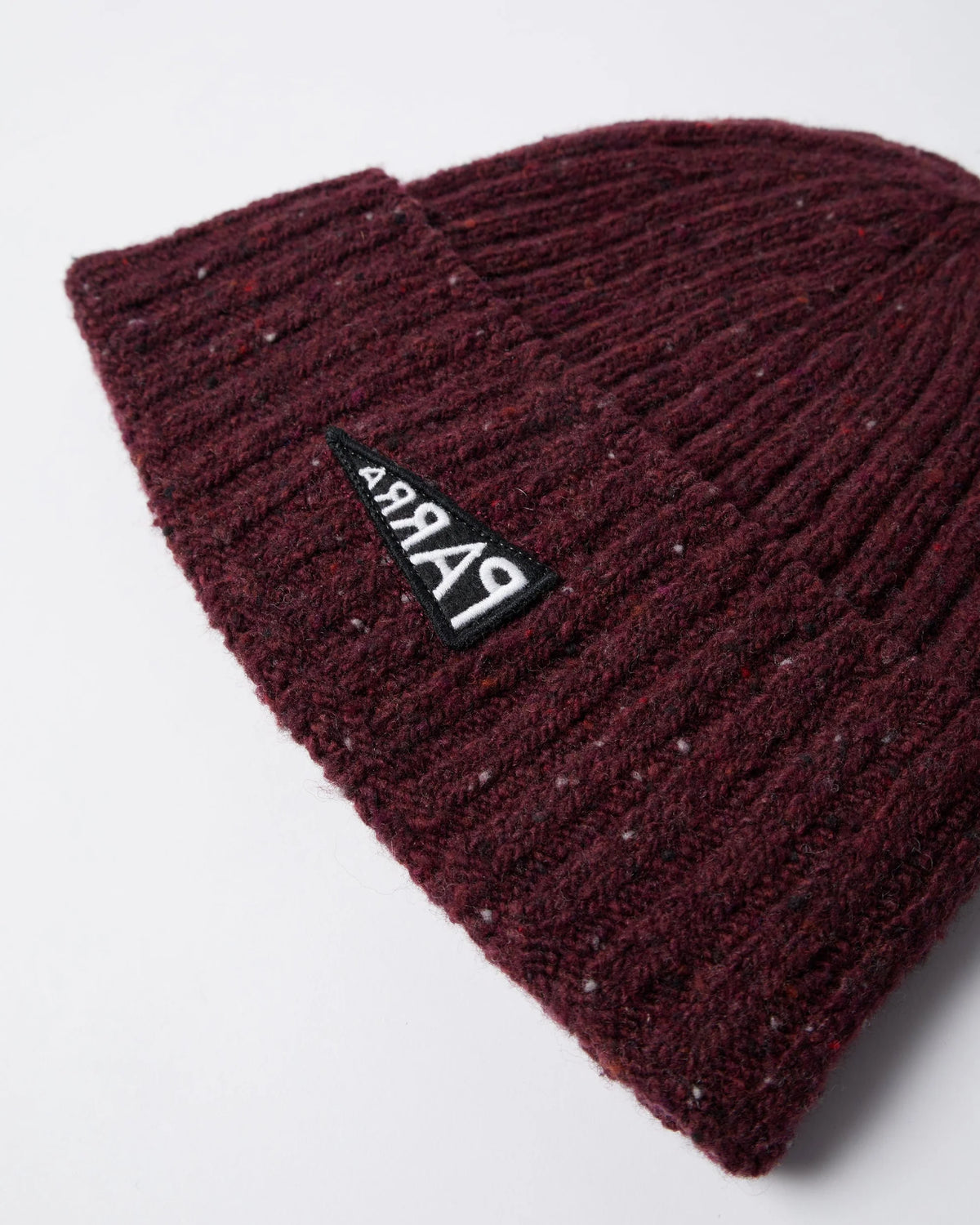 Parra Reversed Flag Beanie Dark Burgundy
