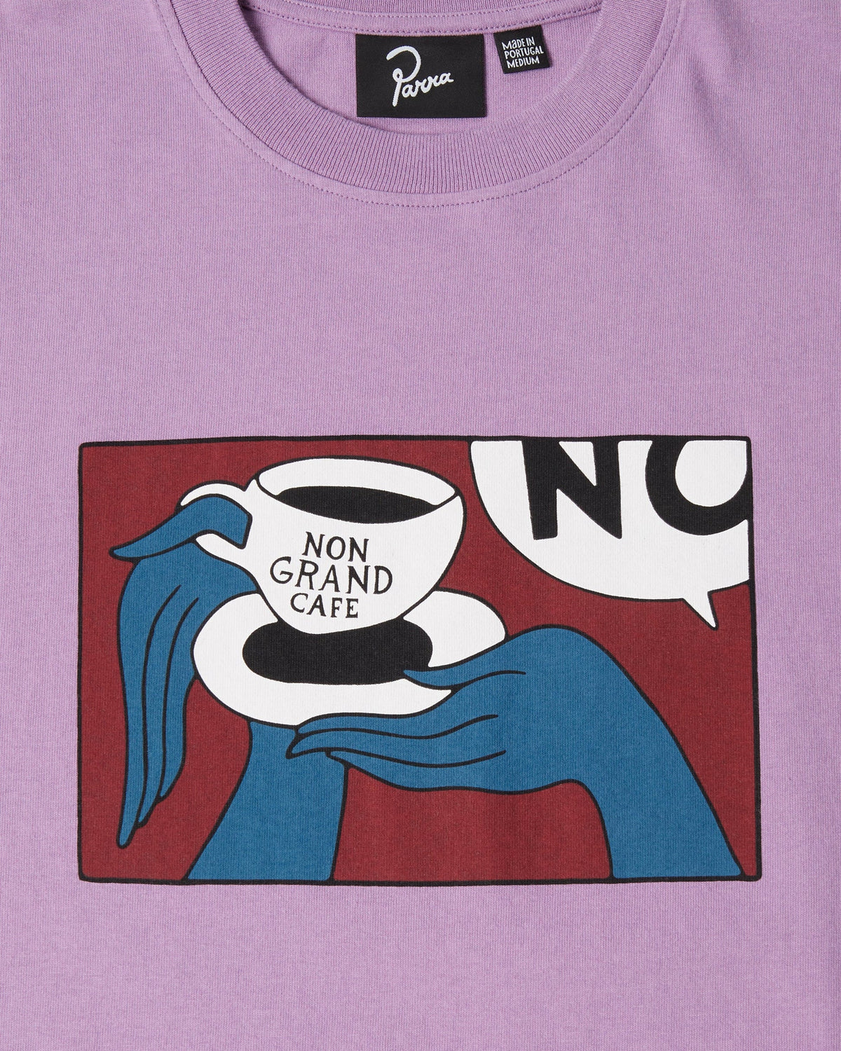 Parra Not You T-Shirt Purple