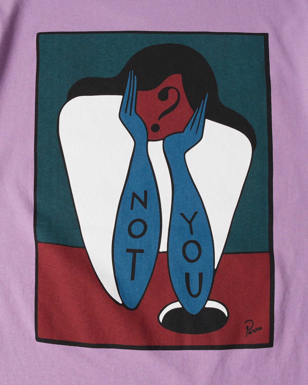 Parra Not You T-Shirt Purple