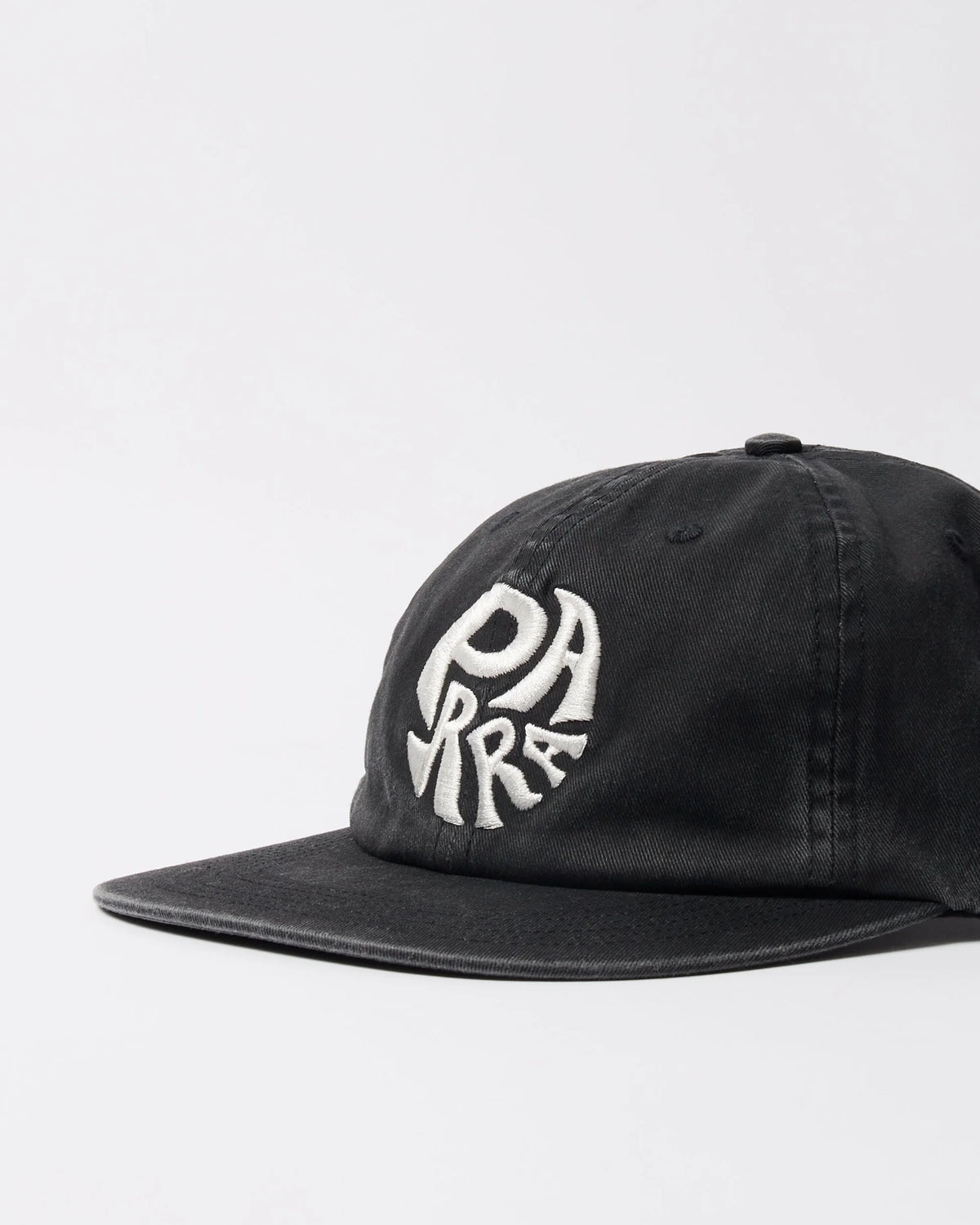 Parra 1976 Logo 6 Panel Hat Black