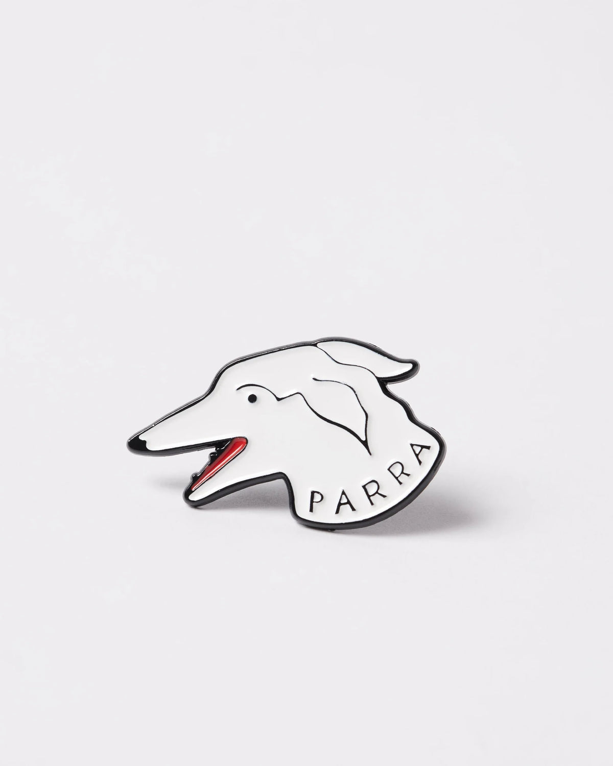 DOGFACE ENAMEL PIN - WHITE