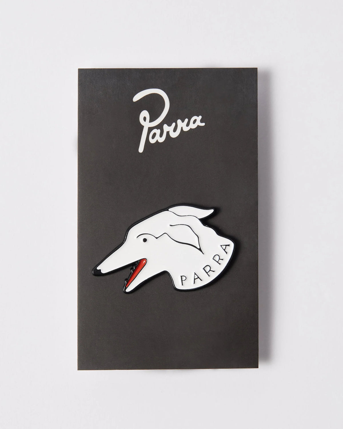 DOGFACE ENAMEL PIN - WHITE