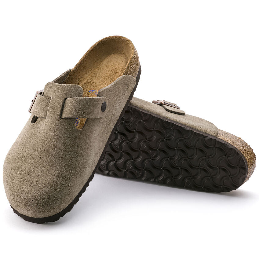 美品！BIRKENSTOCK BOSTON TAUPE39 Birkenstock Boston Soft Footbed / Taupe – size? Canada