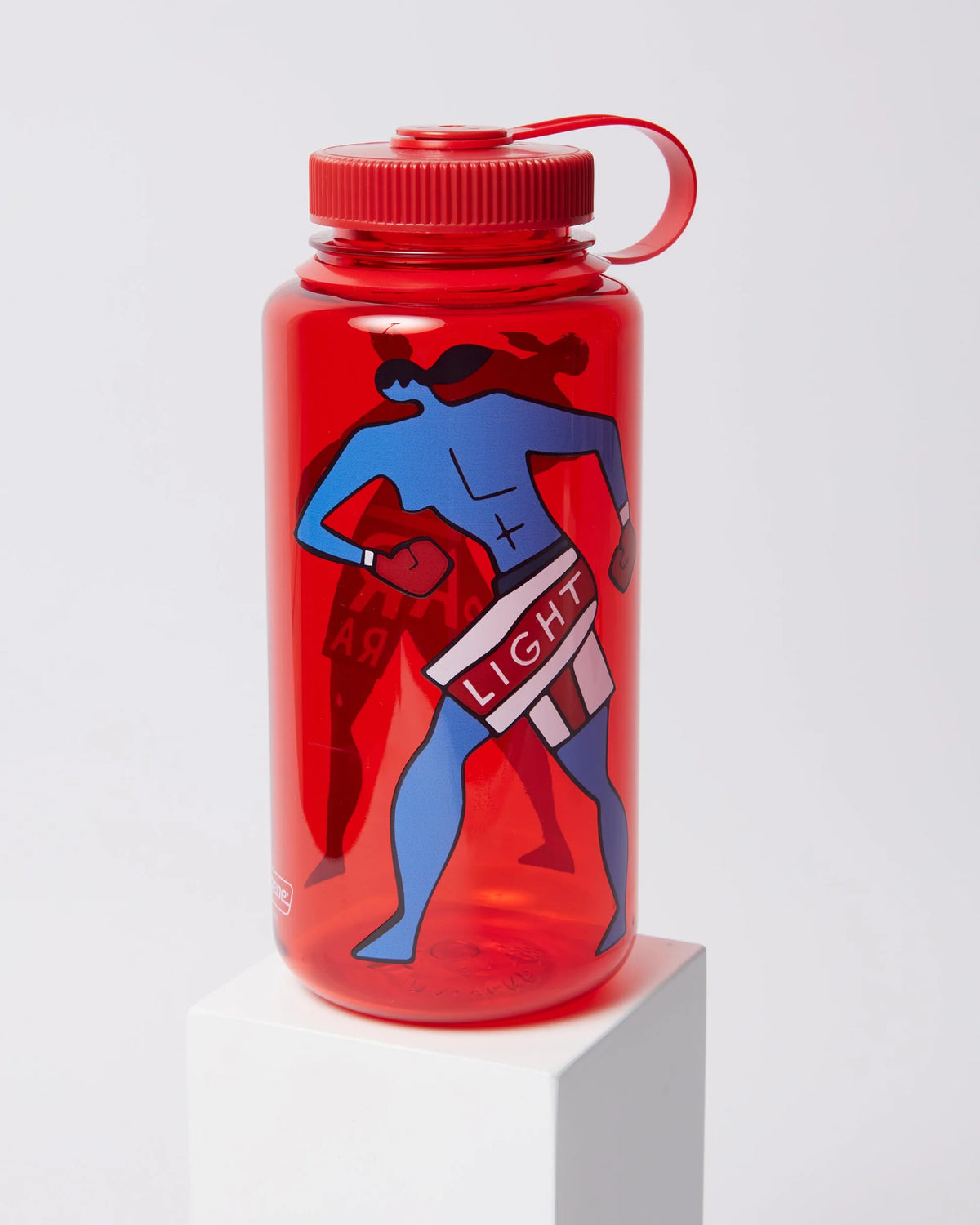 Water Slapped Nalgene Bottle Red