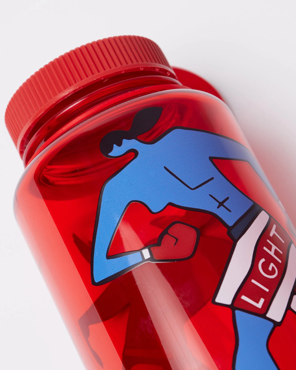 Water Slapped Nalgene Bottle Red