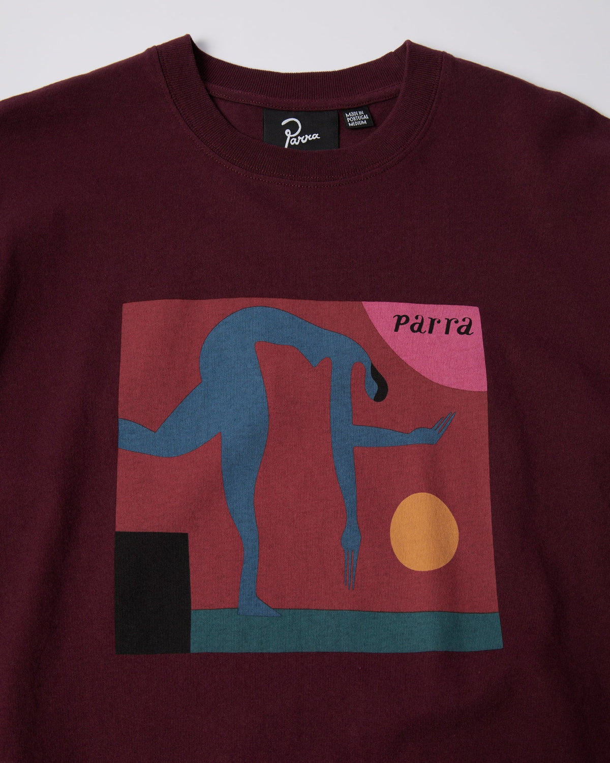 Parra Tripped Up T-Shirt Dark Red