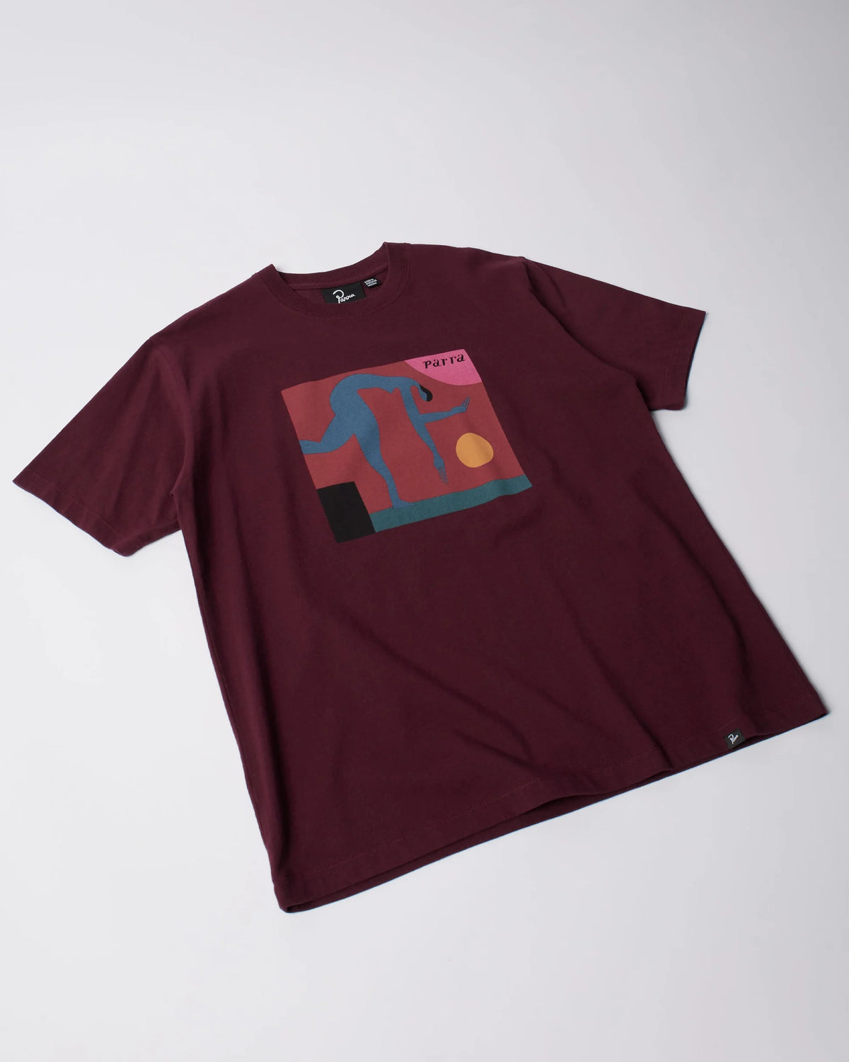 Parra Tripped Up T-Shirt Dark Red