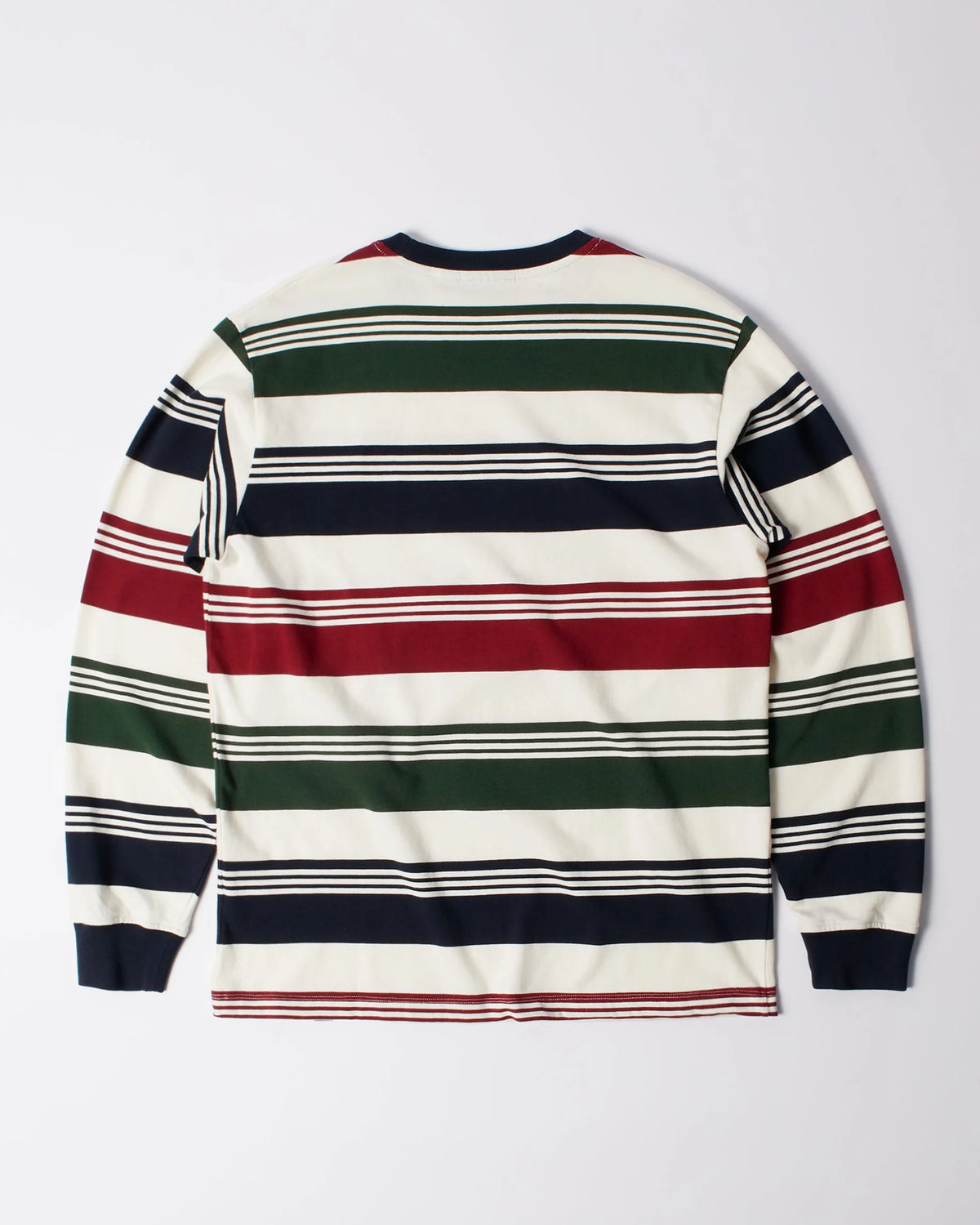 Parra Original Strip Long Sleeve T-Shirt Pine Green
