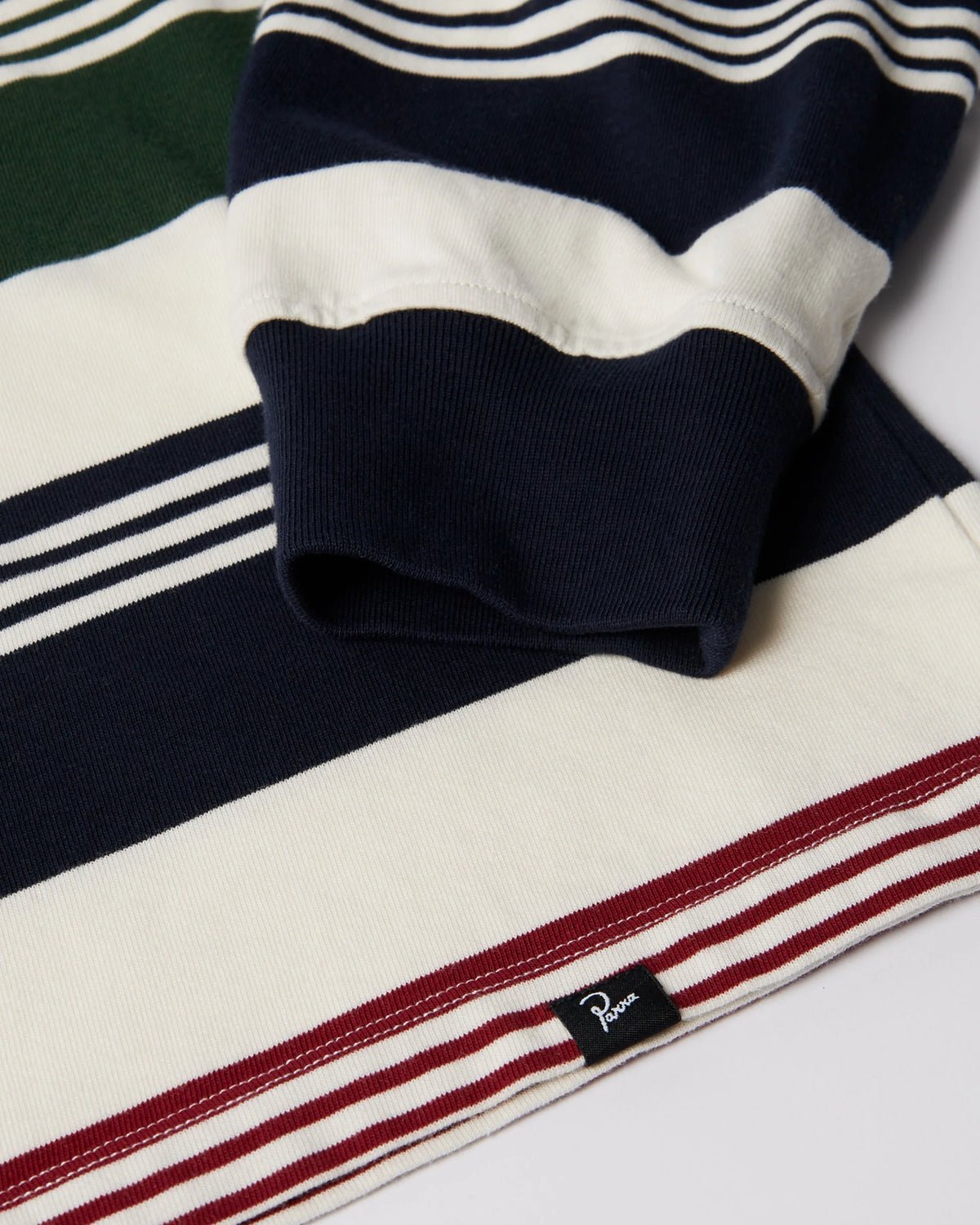 Parra Original Strip Long Sleeve T-Shirt Pine Green