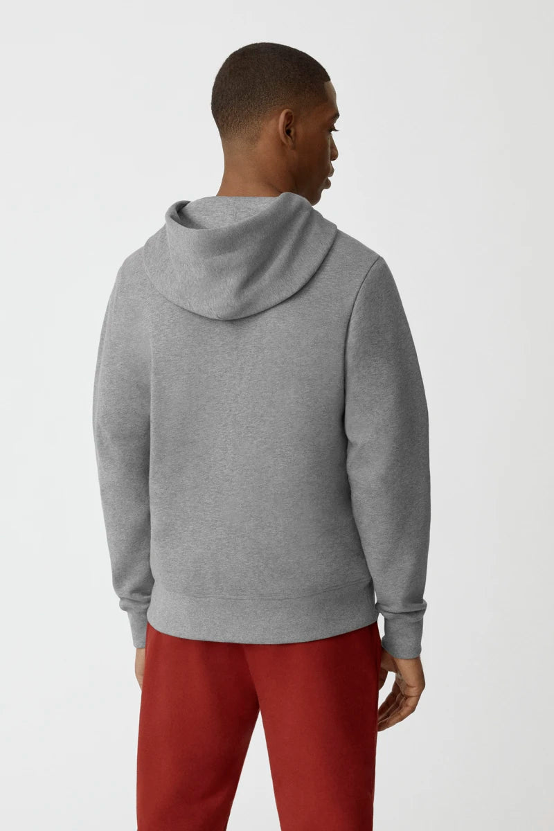 HURON FULL ZIP HOODY - STONE HEATHER I CANADA GOOSE