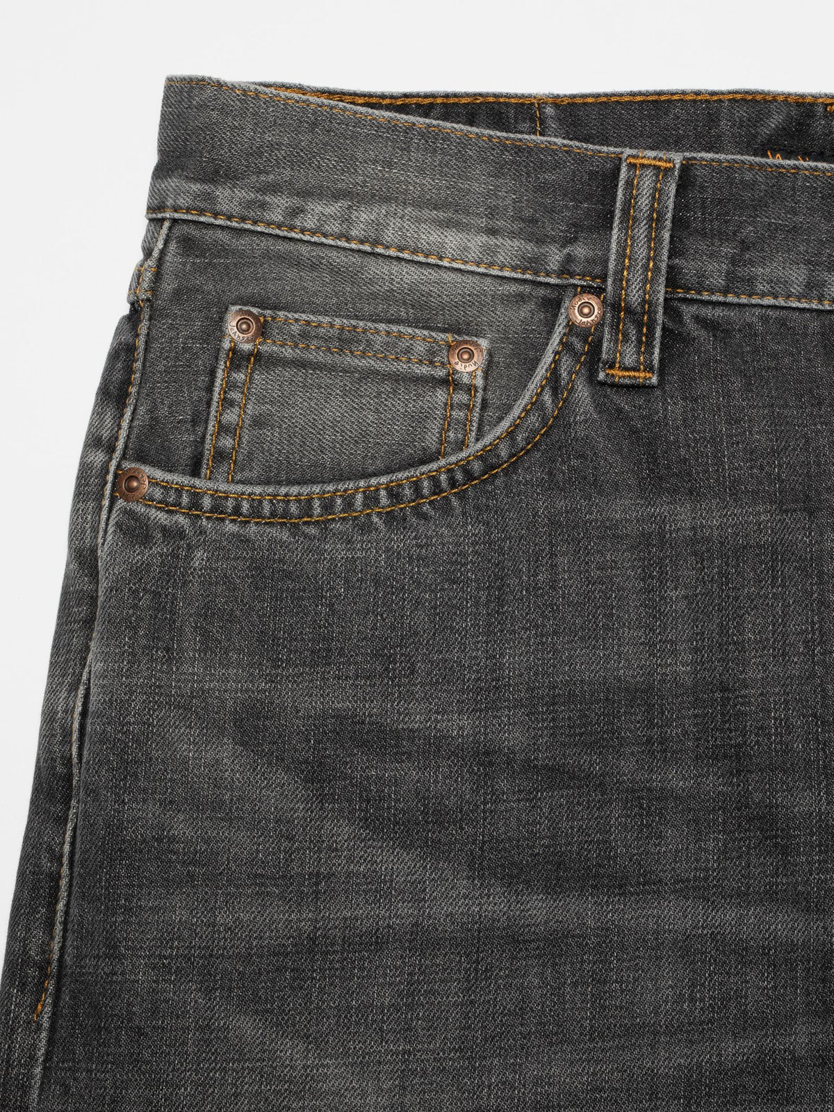 Nudie Rad Rufus Grey Crosshatch