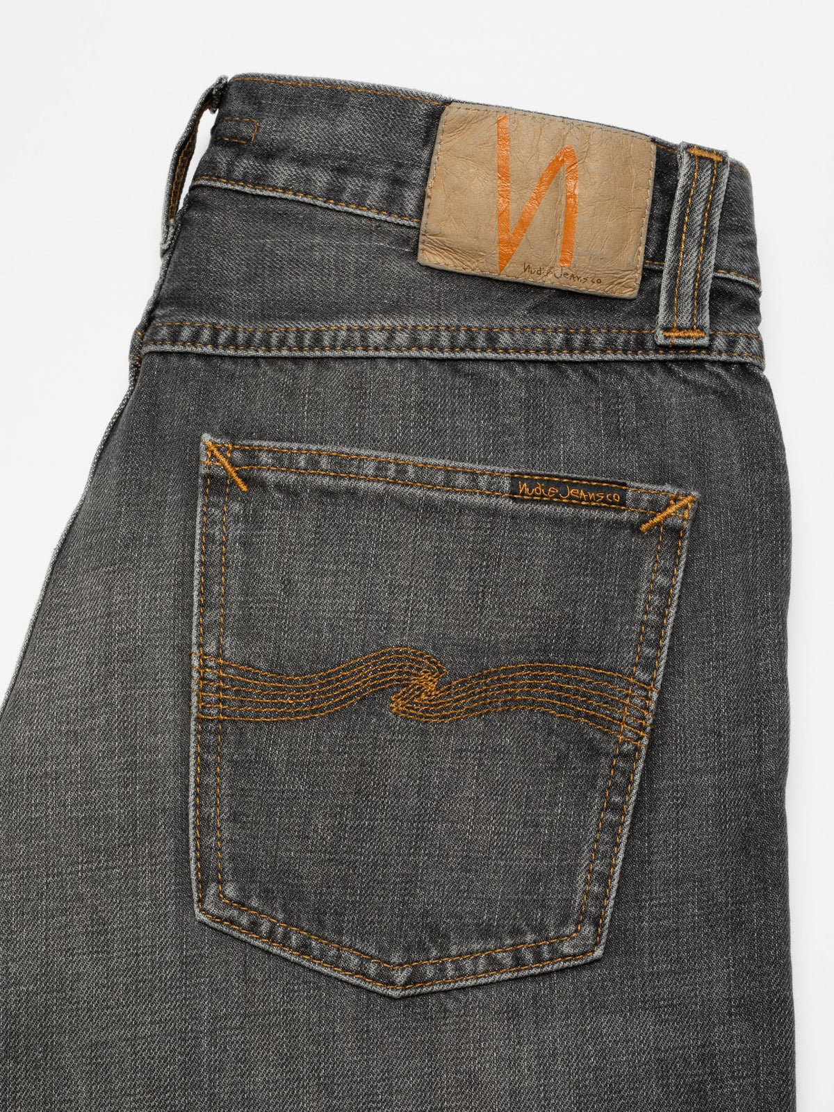 Nudie Rad Rufus Grey Crosshatch