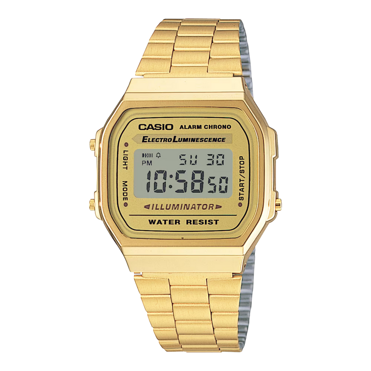 A168WG9 CLASSIC DIGITAL WATCH - GOLD