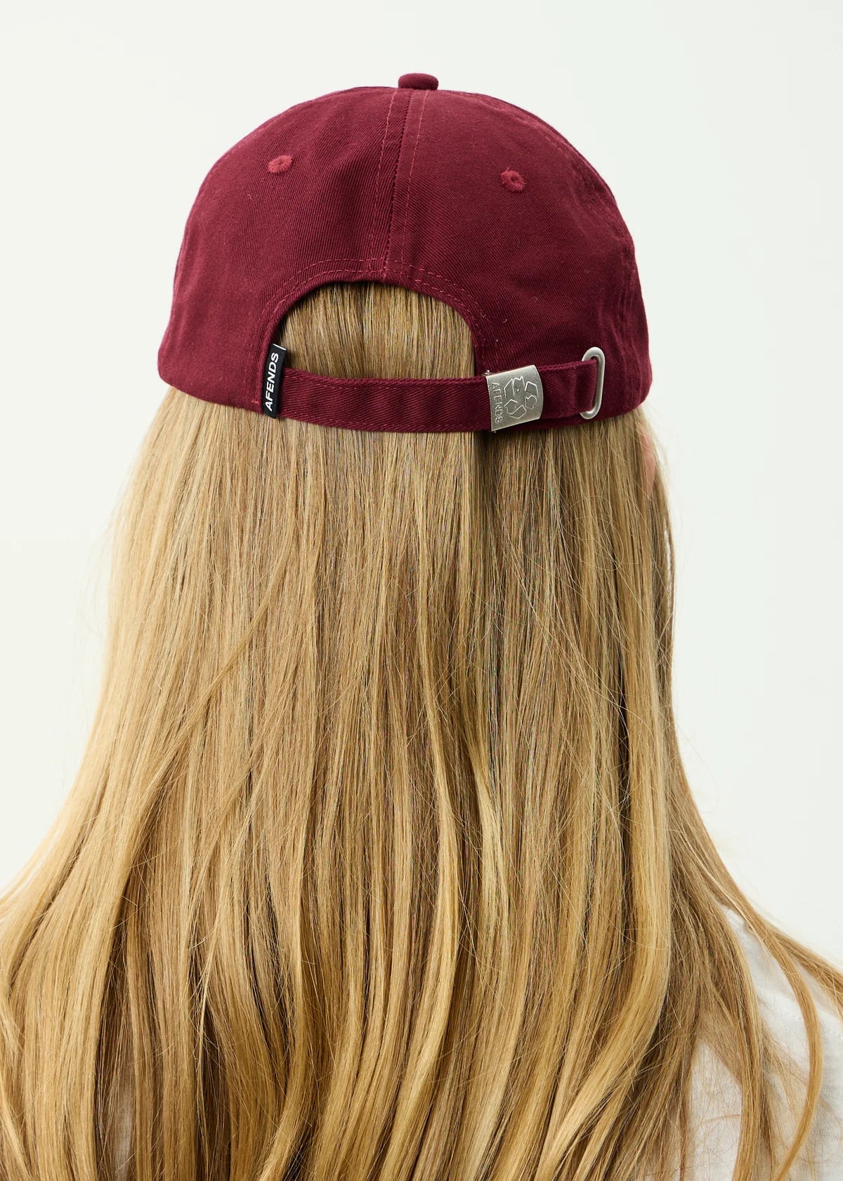 Afends Wonders Panelled Cap Burgundy
