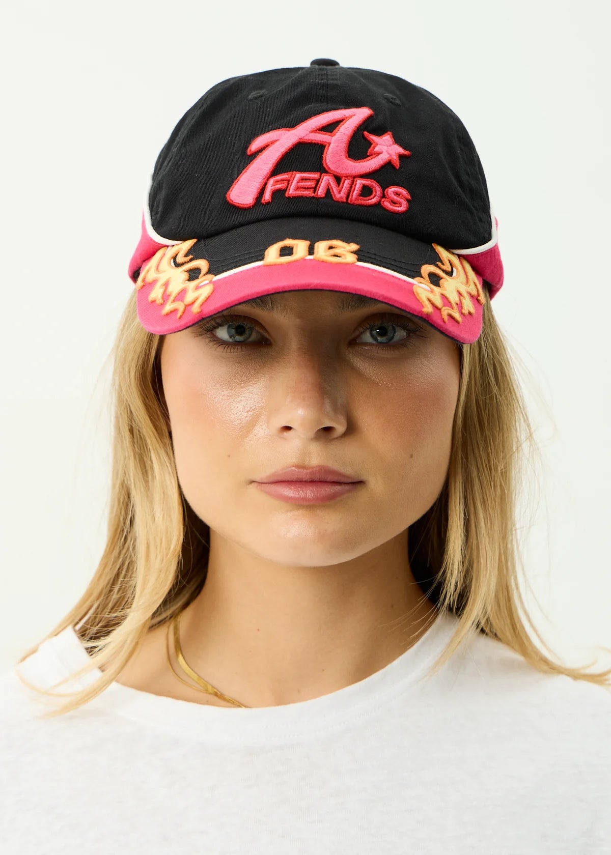 Afends Derby Panelled Cap Black