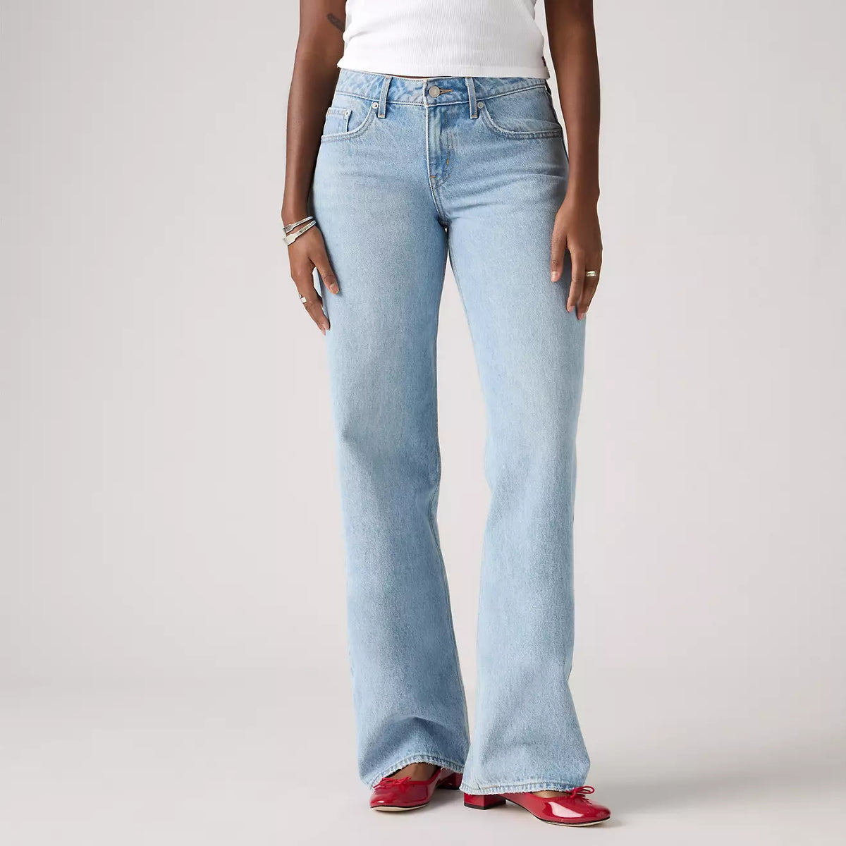 Levi's W Low Loose Light Wash Price is Right