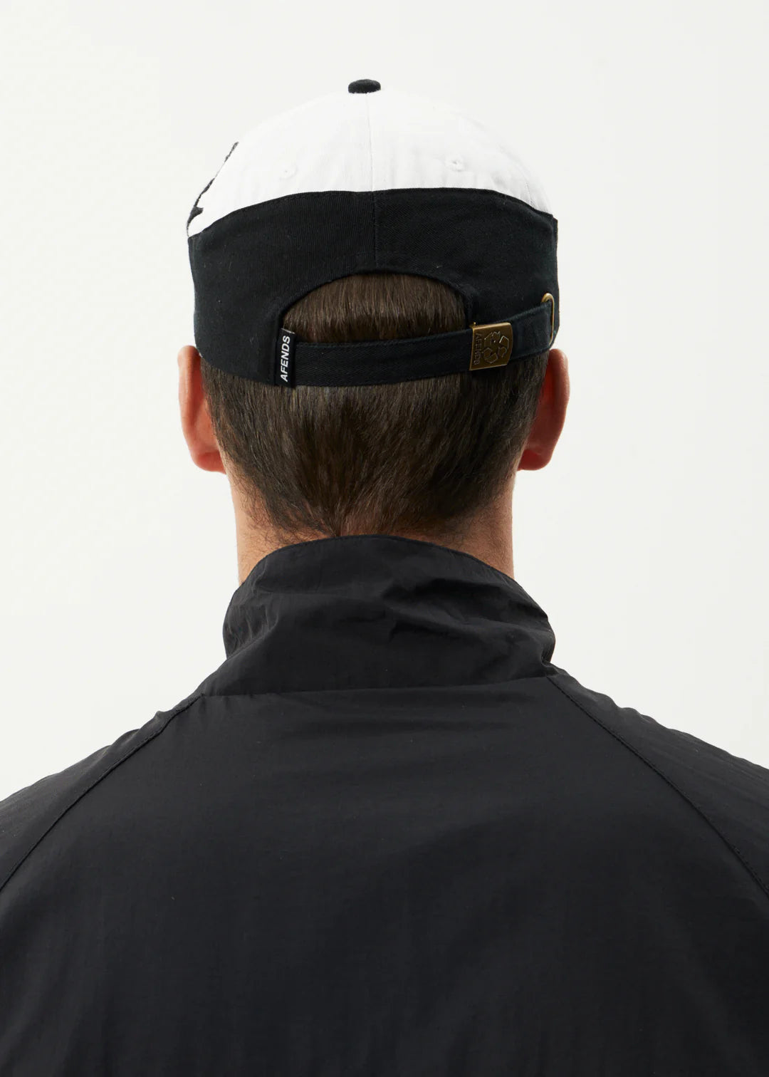 Afends Games Panelled Cap White/Black