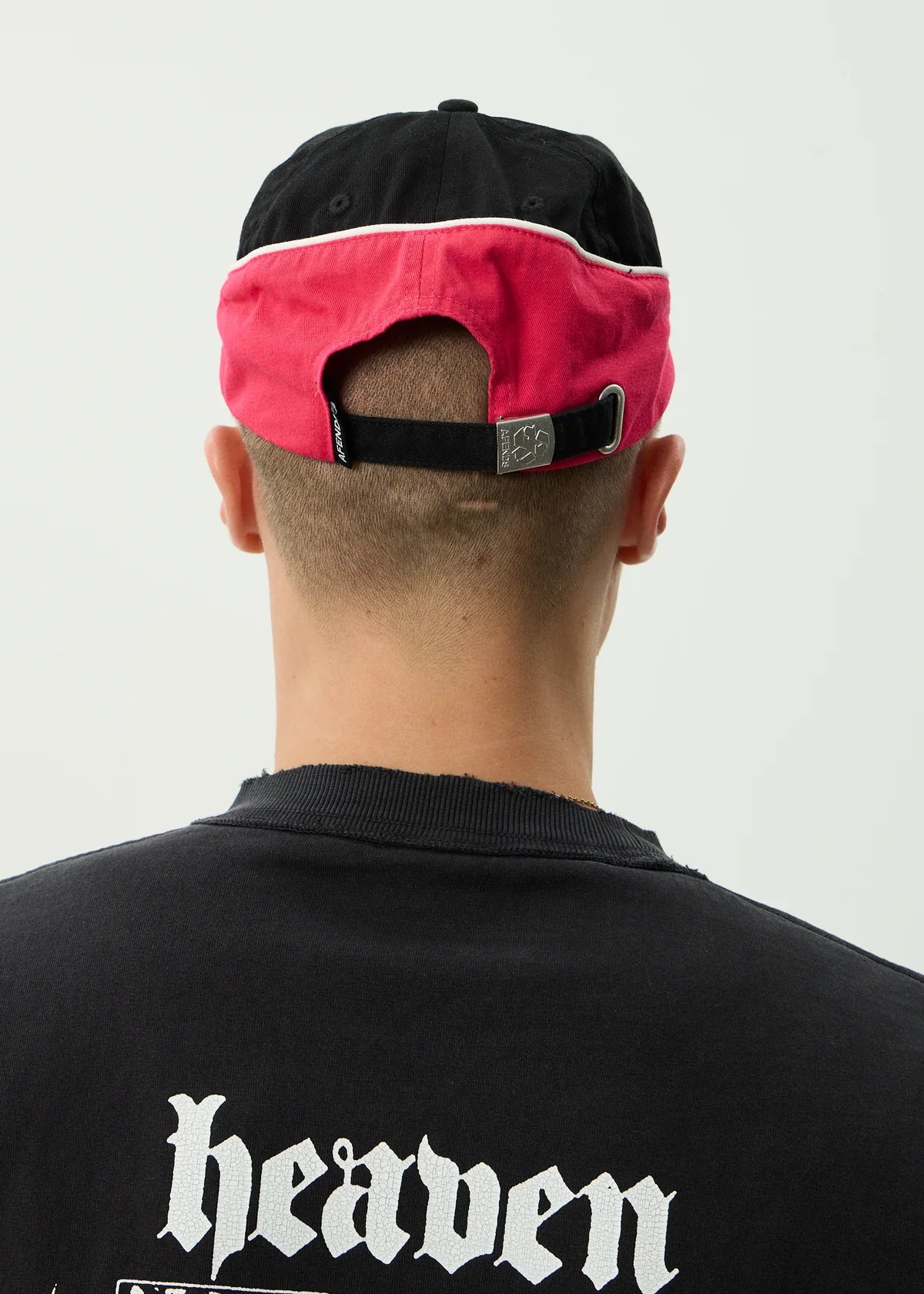 Afends Derby Panelled Cap Black