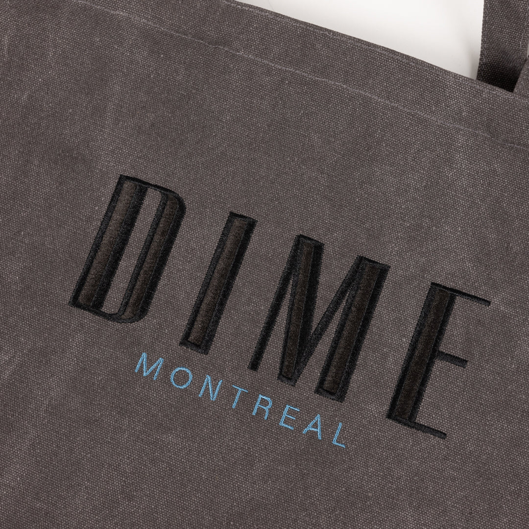 Dime Montreal Tote Bag Charcoal