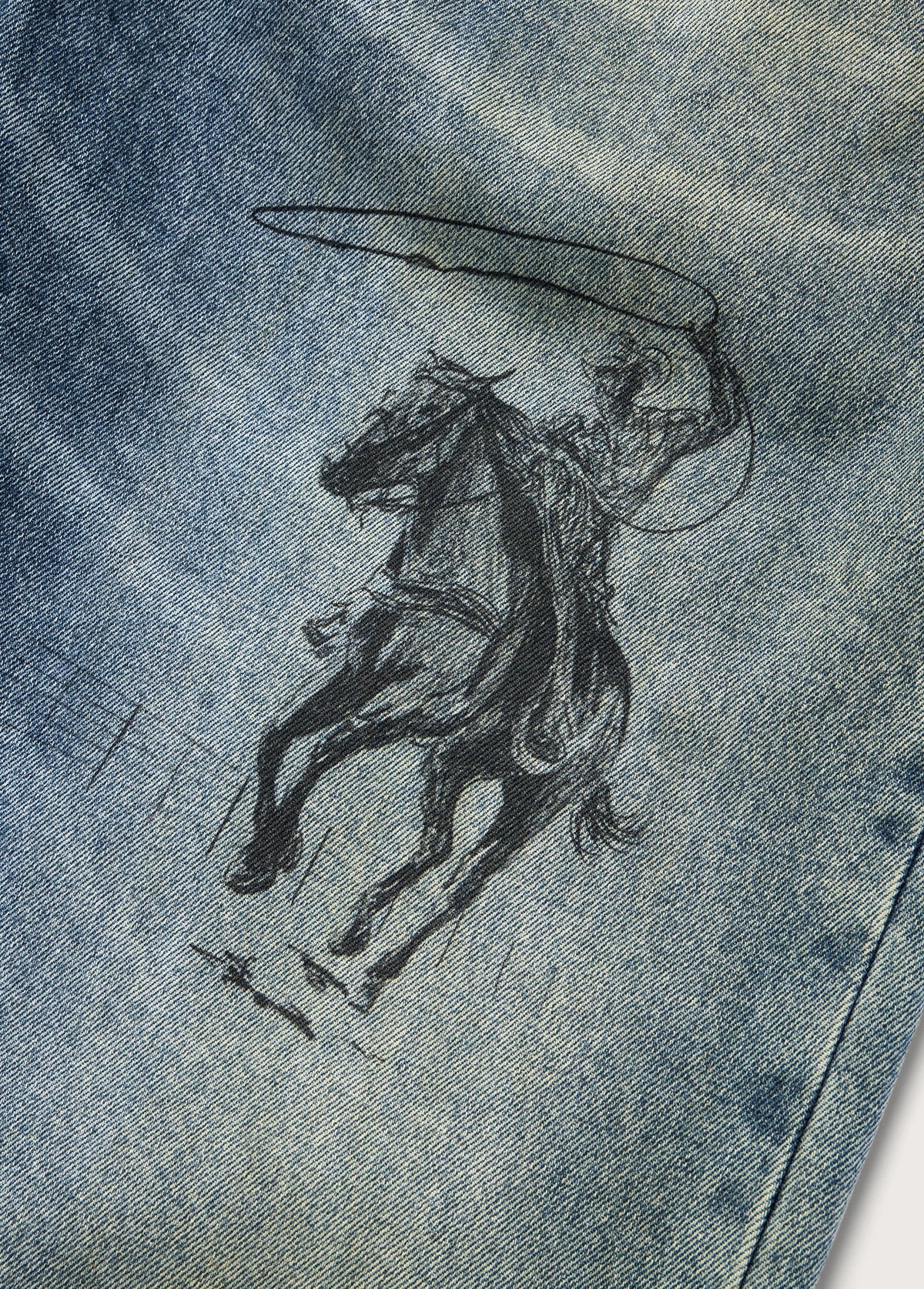 One of These Days All Over Print Straight Leg Jeans